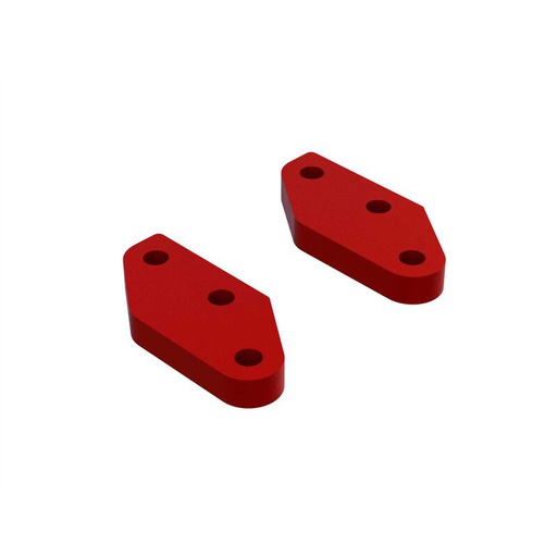 [ ARA340158 ] Arrma  Alum Steering Plate A (Red) (2)