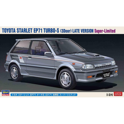 [ HAS20473 ] Hasegawa Toyota Starlet EP71 TURBO-S (3door) late version 1/24