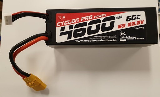 [ PROC-49164-X-PL ] Lipo 4600Mah - 22.2V - 6S - XT90 - Hard Case
