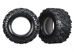 [ TRX-7770X ] Traxxas Tires, X Maxx® AT (left & right) (2)/ foam inserts (2) - TRX7770X