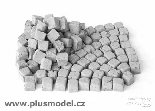 [ PLUSMODEL4002 ] Paving stones Small Granite 1/48 (6797402)