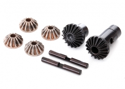 [ TRX-8282 ] Traxxas  Gear set, differential (output gears (2), spider gears (4), spider gear shaft (2)) - TRX8282