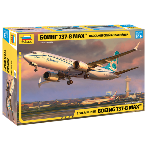[ ZVE7026 ] Zvezda Boeing 737 Max 8 1/144