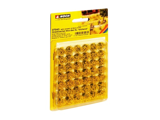 [ NO07043 ] Noch Graspollen mini-set XL "bloeiend" 42 stuks - 9mm