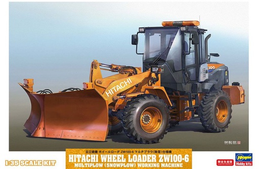 [ HAS66102 ] Hasegawa Hitachi Wheel Loader ZW100-6 1/35
