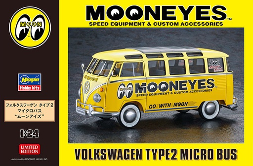 [ HAS20477 ] Hasegawa Volkswagen Type 2 Micro Bus "Mooneyes" 1/24
