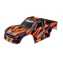 [ TRX-9011A ] Traxxas Body, Hoss™ 4X4 VXL, orange/ window, grille, lights decal sheet (assembled with front & rear body mounts and rear body support for clipless mounting) - TRX9011A