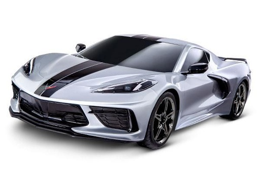 [ TRX-93054-4SLVR ] Traxxas Chevrolet Stingray 1/10 Scale AWD Supercar 4Tec 3.0 silver - TRX93054-4 