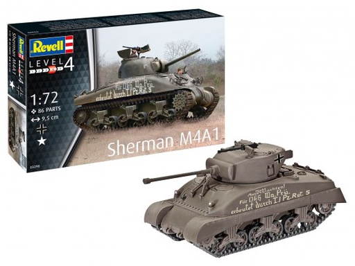[ RE03290 ] Revell Sherman M4A1 1/72