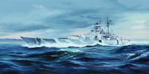 [ TRU05358 ] Trumpeter German bismarck battleship 1/350