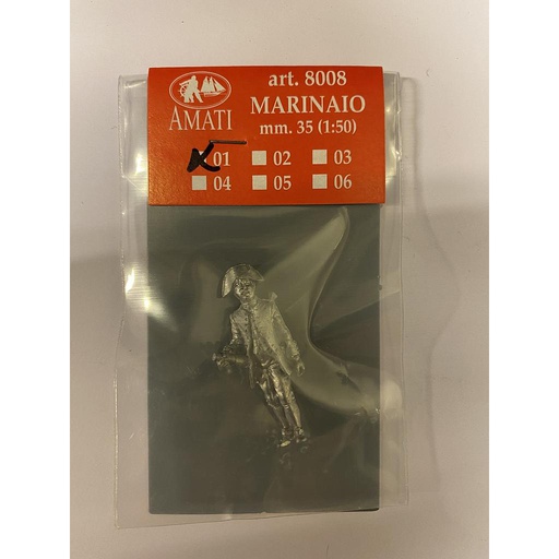 [ AMA8008/01 ] Amati Metalen figuur 35mm (1/50)
