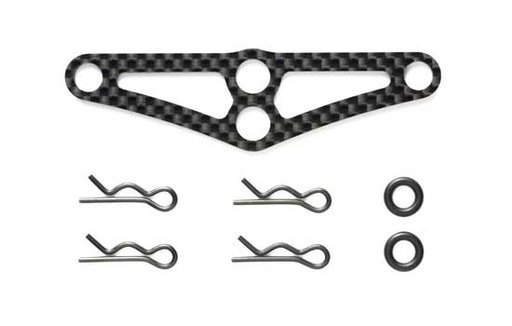 [ T54782 ] Tamiya Touring Car Carbon Body Mount Crossmember (Front)