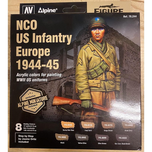 [ VAL70244 ] Vallejo NCO US Infantry Europe 1944-45 
