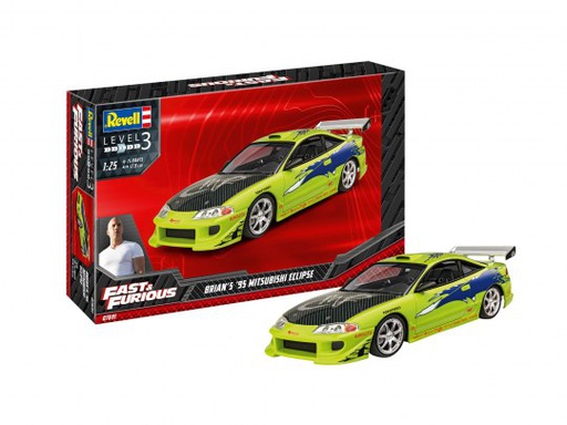 [ RE07691 ] Revell Brian's '95 Mitsubishi Eclipse (Fast&Furious) 1/25