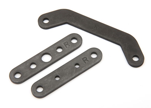 [ TRX-8927 ] Traxxas  Bulkhead tie bar, rear, upper (1)/ lower front (1)/ lower rear (1) (steel) - TRX8927