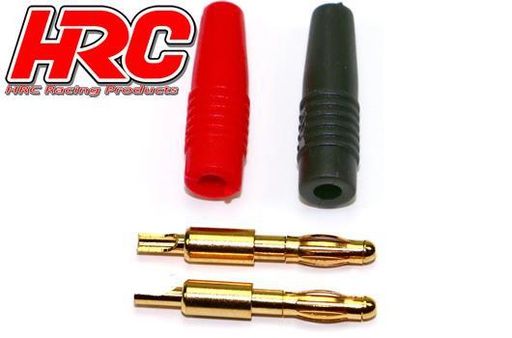 [ HRC9004BN ] Connector - 4.0mm - Banana Male (2 pcs)