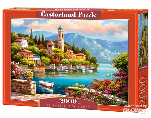 [ CASTOR200696 ] Castorland puzzle Village Clock Tower - 2000 stukjes