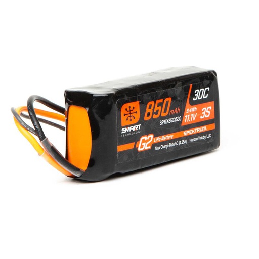 [ SPMX8503S30 ] Spektrum 850mAh 3S Smart G2 30C - IC2