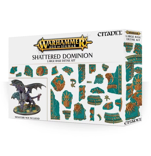 [ GW66-99 ] Age Of Sigmar SHATTERED DOMINION LARGE BASE DETAIL