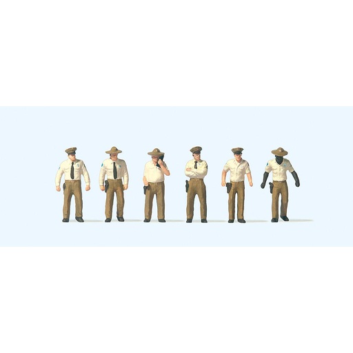 [ PRE10796 ] Preiser US Sheriff Deputies 1/87 