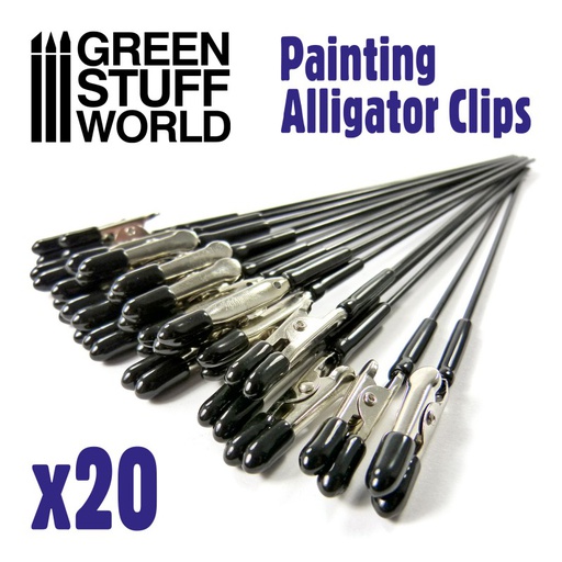 [ GSW10463 ] Green stuff world Alligator Clips x20