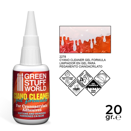 [ GSW2278 ] Green stuff world CA-glue Cleaner 20ml
