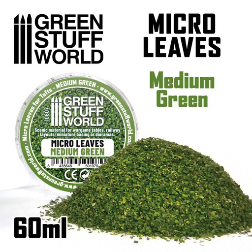 [ GSW10607 ] Green stuff world Micro Leaves - Medium green Mix 60ml