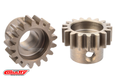 [ PROC-73817 ] Team Corally - M1.0 Pinion – Short Wide Teeth – Hardened Steel - 17 Teeth - Shaft Dia. 8mm
