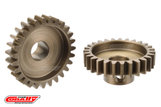 [ PROC-73827 ] Team Corally - M1.0 Pinion – Short Wide Teeth – Hardened Steel - 27 Teeth - Shaft Dia. 8mm