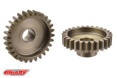 [ PROC-73828 ] Team Corally - M1.0 Pinion – Short Wide Teeth – Hardened Steel - 28 Teeth - Shaft Dia. 8mm