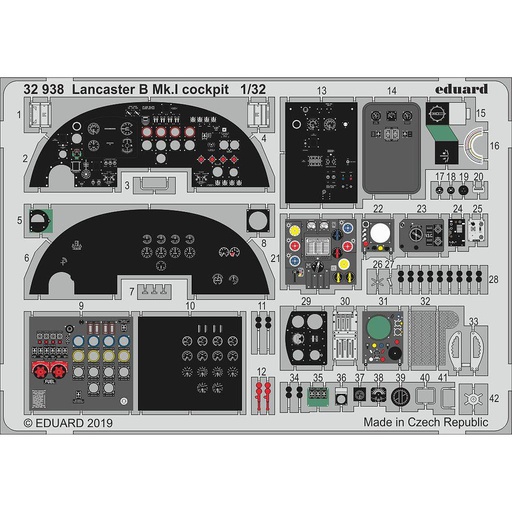 [ EDUARD32938 ] Lancaster B Mk.I cockpit 1/32