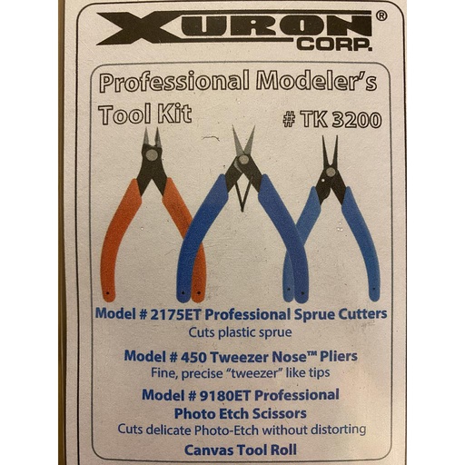 [ XUTK3200 ] Xuron Professional Modeler's Tool Kit (3pcs.)