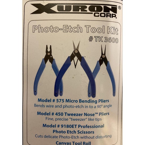 [ XUTK3600 ] Xuron Photo-Etch Tool Kit (3pcs.)