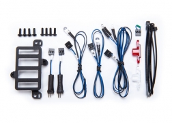 [ TRX-8893 ] Traxxas Installation kit, Pro Scale® Advanced Lighting Control System, TRX-4® Mercedes-Benz® G 500® & G 63® (includes mount, rear bumper lens, turn signal, reverse light & fog light harnesses, hardware) - TRX8893