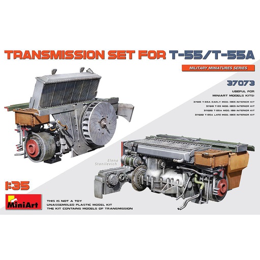 [ MINIART37073 ] Transmission Set For T-55/T-55A 1/35