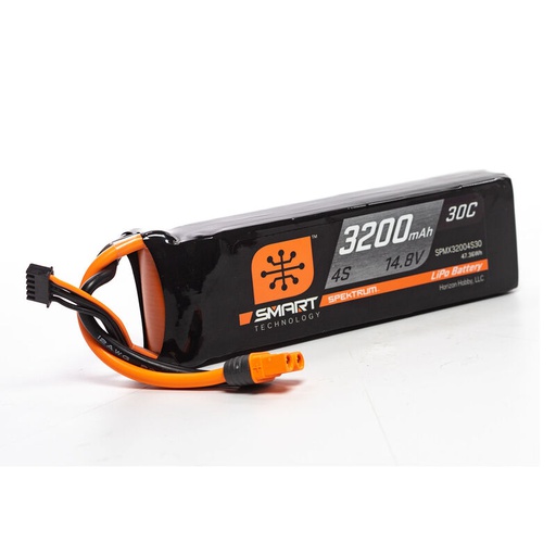 [ SPMX32004S30 ] 3200mAhS 14.8V Smart Lipo Battery 30C; IC3 