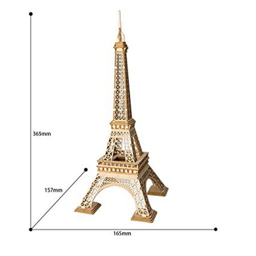 [ ROLIFETG501 ] Rolife Eiffel Tower 3D Wooden Puzzle