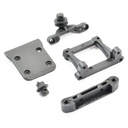 [ FTX9086 ] FTX COMET BUGGY FRONT BUMPER/WING MOUNT/SUS BRACE PART SET
