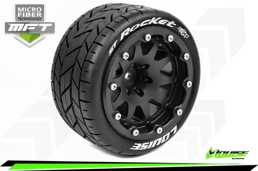 [ PROLR-T3311SBH ] Louise RC - MFT - ST-ROCKET - 1/10 Stadium Truck Banden - 2.8 Bead-Lock Velgen - 1/2 Offset - Hex 12mm