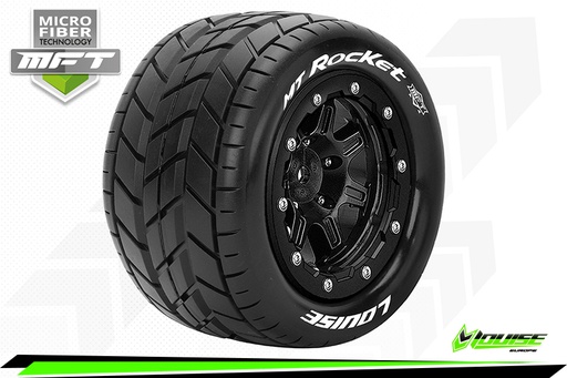 [ PROLR-T3328SB ] Louise RC - MFT - MT-ROCKET - MAXX Banden - 3.8 Bead-Lock Velgen - 1/2 Offset - Hex 17mm