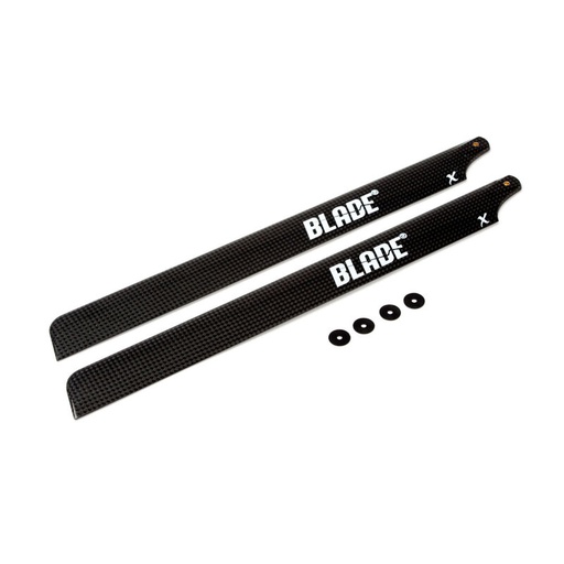 [ BLH4315 ] Blade CF Main Blade Set 325mm with Washers: B450 X 