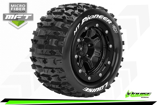 [ PROLR-T3329SB ] Louise RC - MFT - MT-PIONEER - MAXX - Banden - 3.8 Bead-Lock Velgen - 1/2 Offset - Hex 17mm