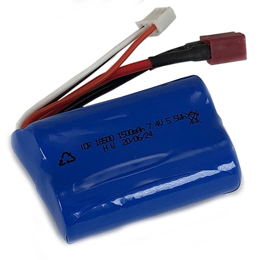 [ FTX9789 ] FTX TRACER HI-CAPACITY LI-ION 7.4V 1300MAH BATTERY PACK (FOR BRUSHED) WITH DEANS CONNECTOR