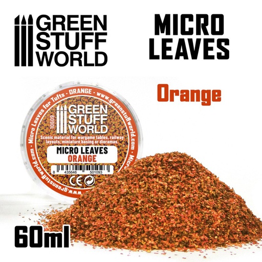 [ GSW10609 ] Green Stuff World Micro leaves Orange (15gr)
