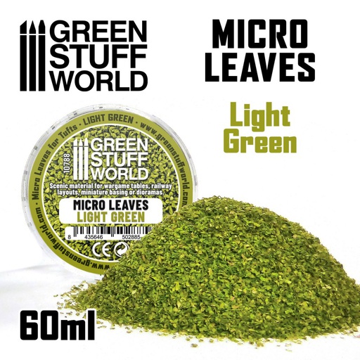 [ GSW10788 ] Green Stuff World Micro Leaves Light Green (15gr)