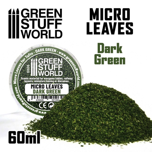 [ GSW10606 ] Green Stuff World Micro Leaves Dark Green (15gr)