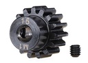 [ TRX-6487R ] Traxxas Gear, 15-T pinion (machined) (1.0 metric pitch) (fits 5mm shaft)/ set screw - TRX6487R