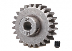 [ TRX-6496X ] Traxxas  Gear, 24-T pinion (1.0 metric pitch) (fits 5mm shaft)/ set screw - TRX6496X