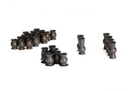 [ TRX-8274 ] Traxxas Hollow ball set, complete, TRX-4® (aluminum, PTFE-coated) - TRX8274