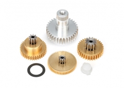 [ TRX-2087X ] Traxxas Gear set, metal (for 2085 &amp; 2085X servos) - TRX2087X